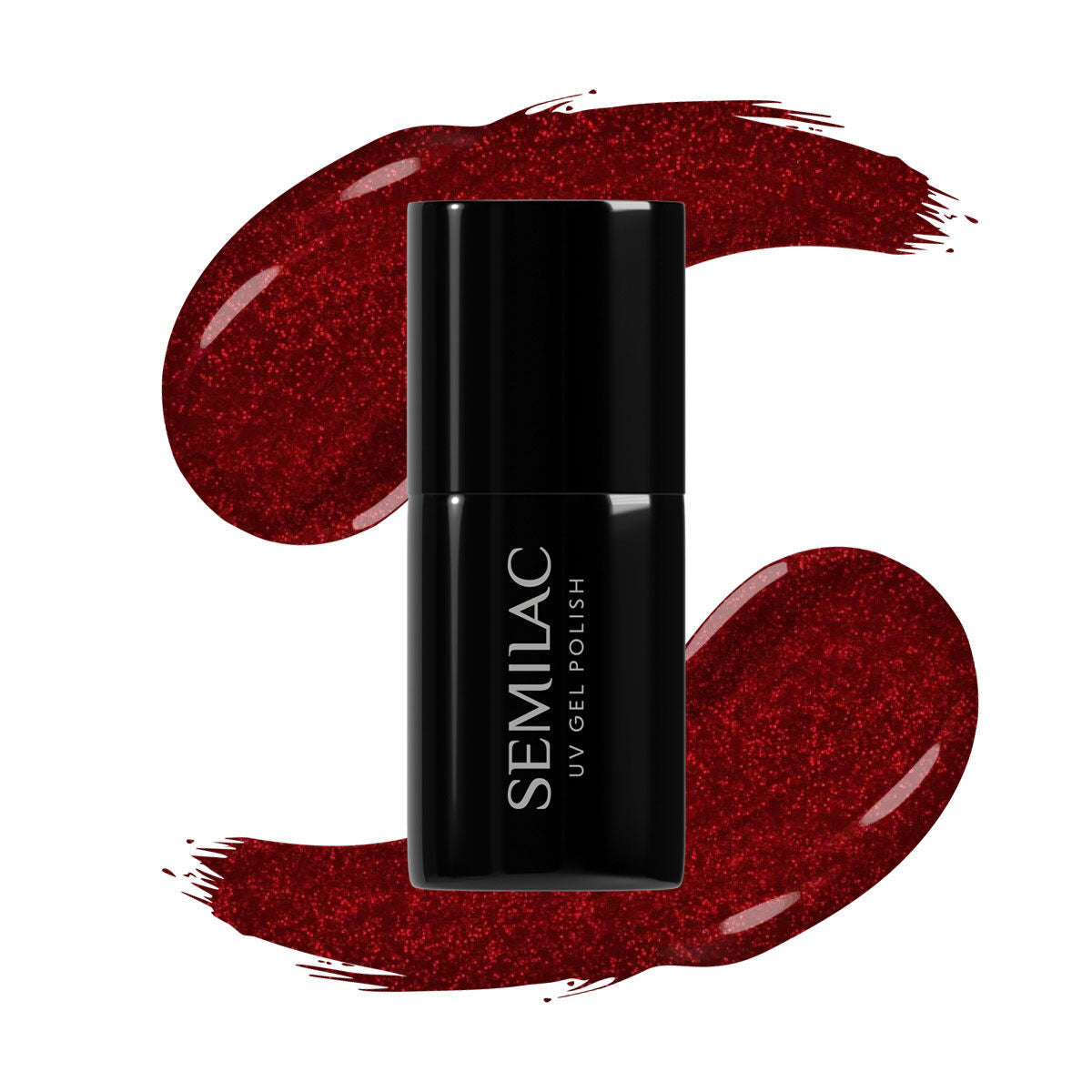 Semilac 306 Divine Red UV Gel Polish 7ml - Semilac UK