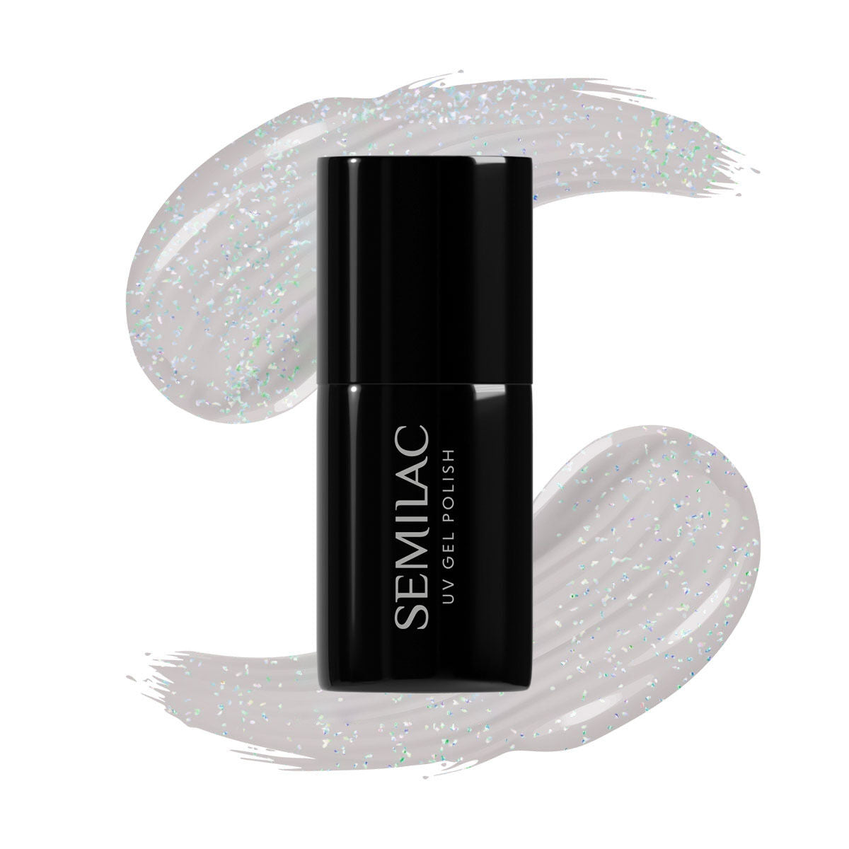 Semilac 338 Cozy Grey Shimmer UV Gel Polish 7ml - Semilac UK