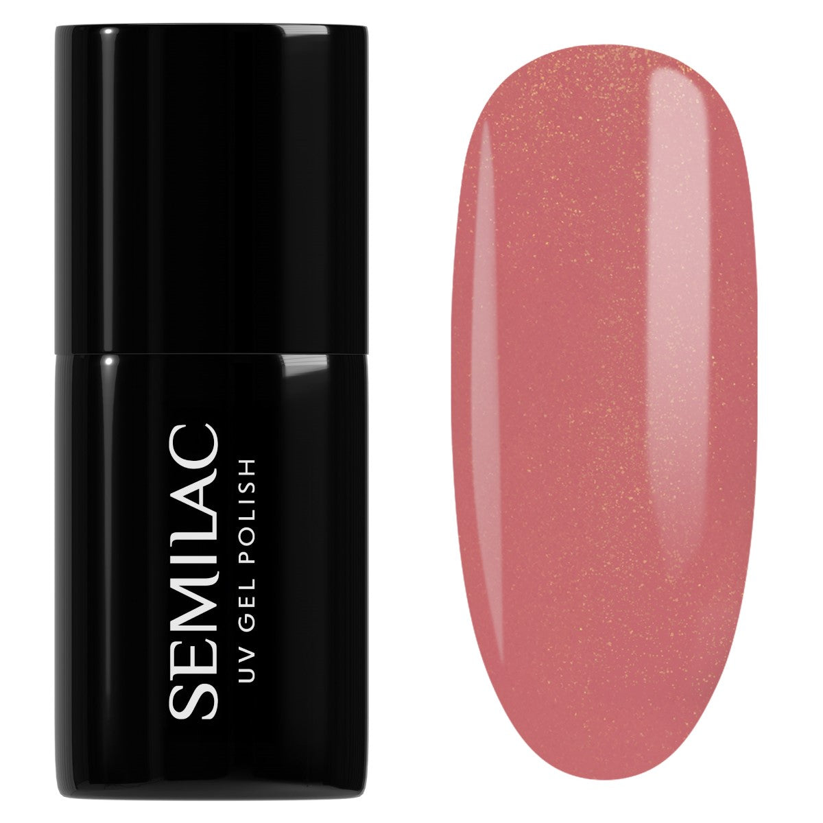 Semilac 378 Shimmer Stone Amber HEMA Free UV Gel Polish