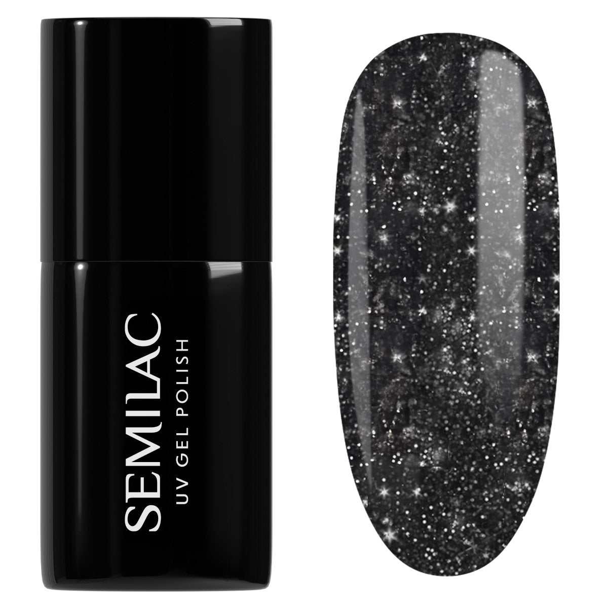 Semilac 394 Sparkling Midnight Date UV Gel Polish