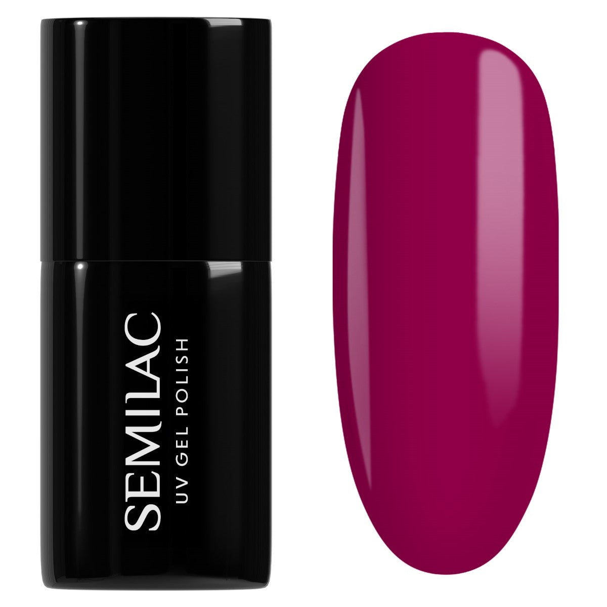 Semilac 436 Powerful Burgundy HEMA Free UV Gel Polish