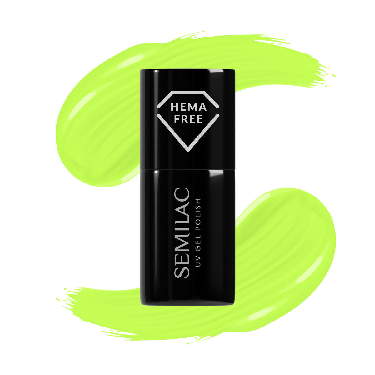 Semilac 440 Energetic Lime HEMA Free UV Gel Polish 7ml - Semilac UK