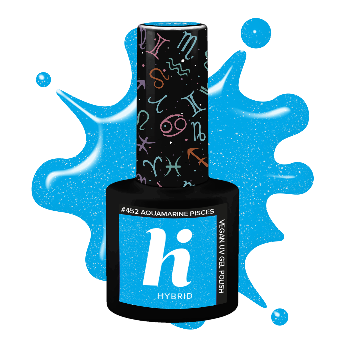 Hi Hybrid 452 Aquamarine Pisces UV Gel Polish 5ml