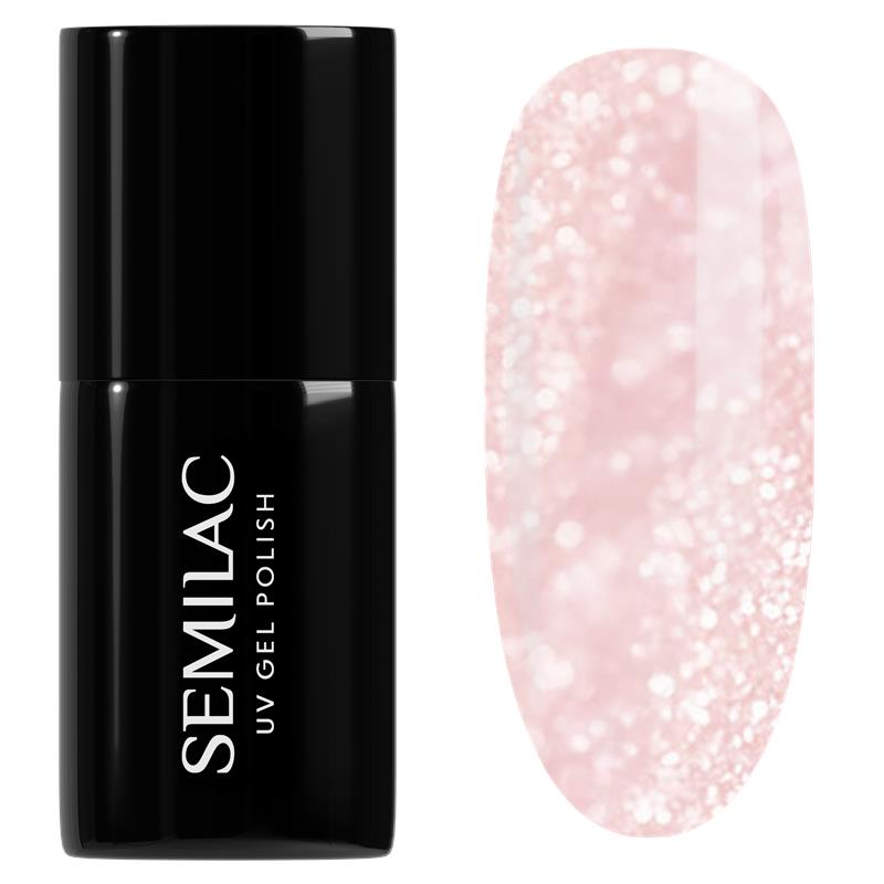 Semilac 590 Powder Glitter UV Gel Polish