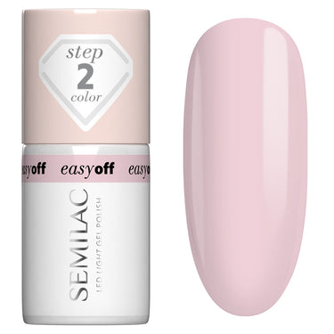 Semilac EASY OFF L11 Pink Marshmallow Gel Polish LED LIGHT