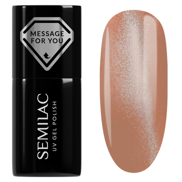 Semilac 733 Creamy Praline Gloss UV Gel Polish
