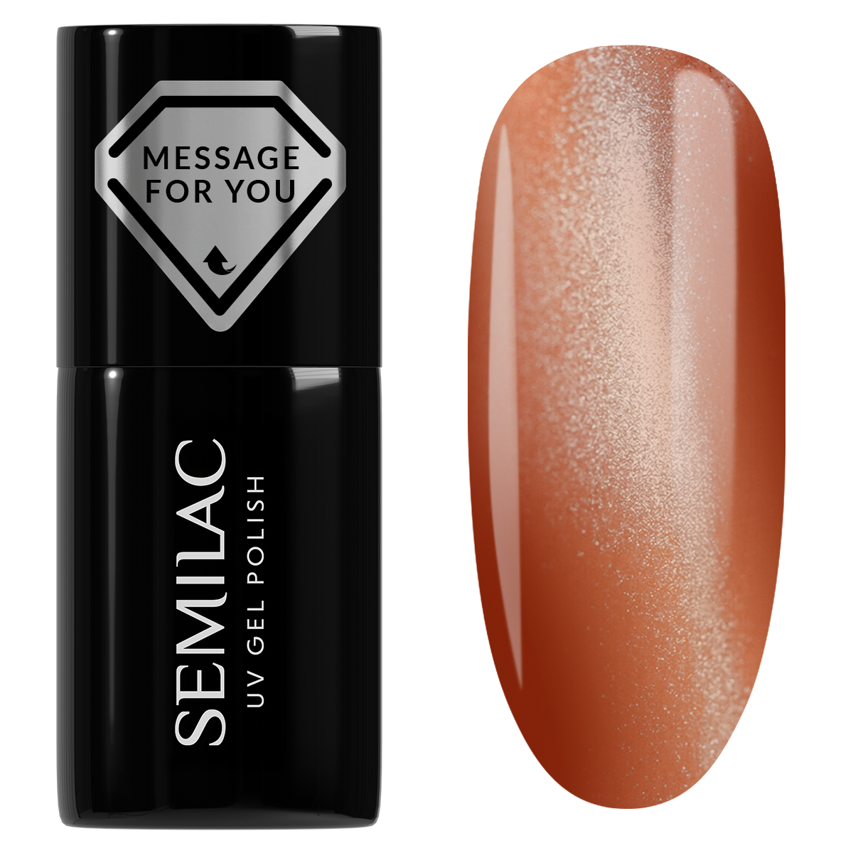 Semilac 734 Toffee Jelly Gloss UV Gel Polish