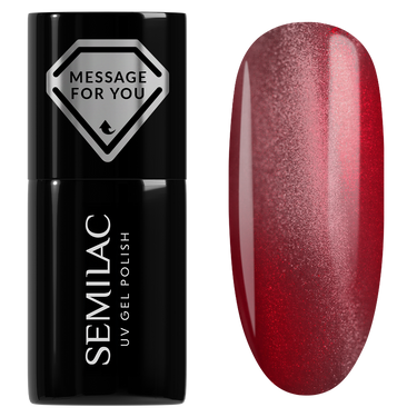 Semilac 736 Crimson Jelly Gloss UV Gel Polish