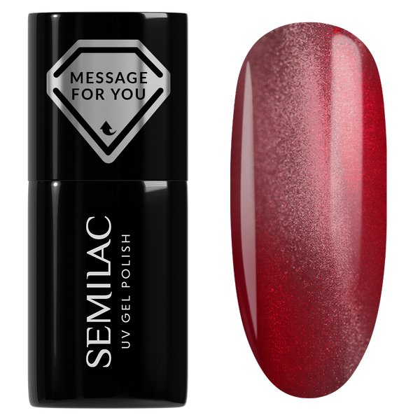 Semilac 736 Crimson Jelly Gloss UV Gel Polish