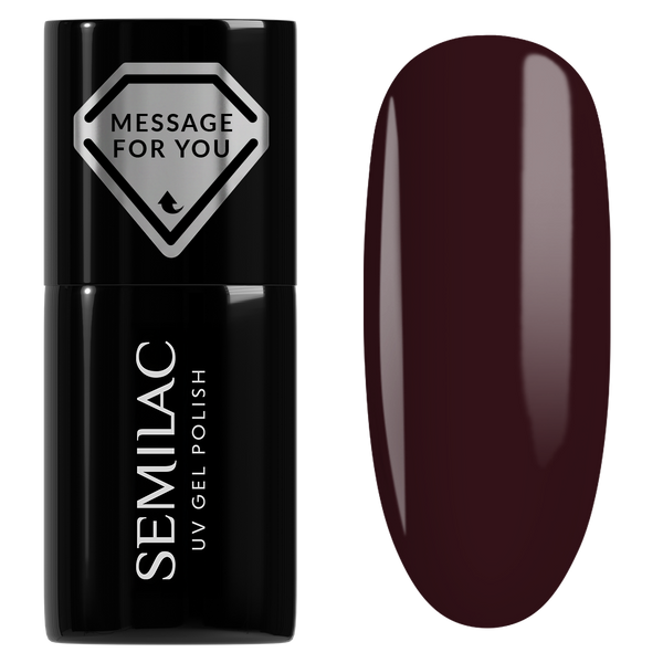 Semilac 740 Deep Plum UV Gel Polish