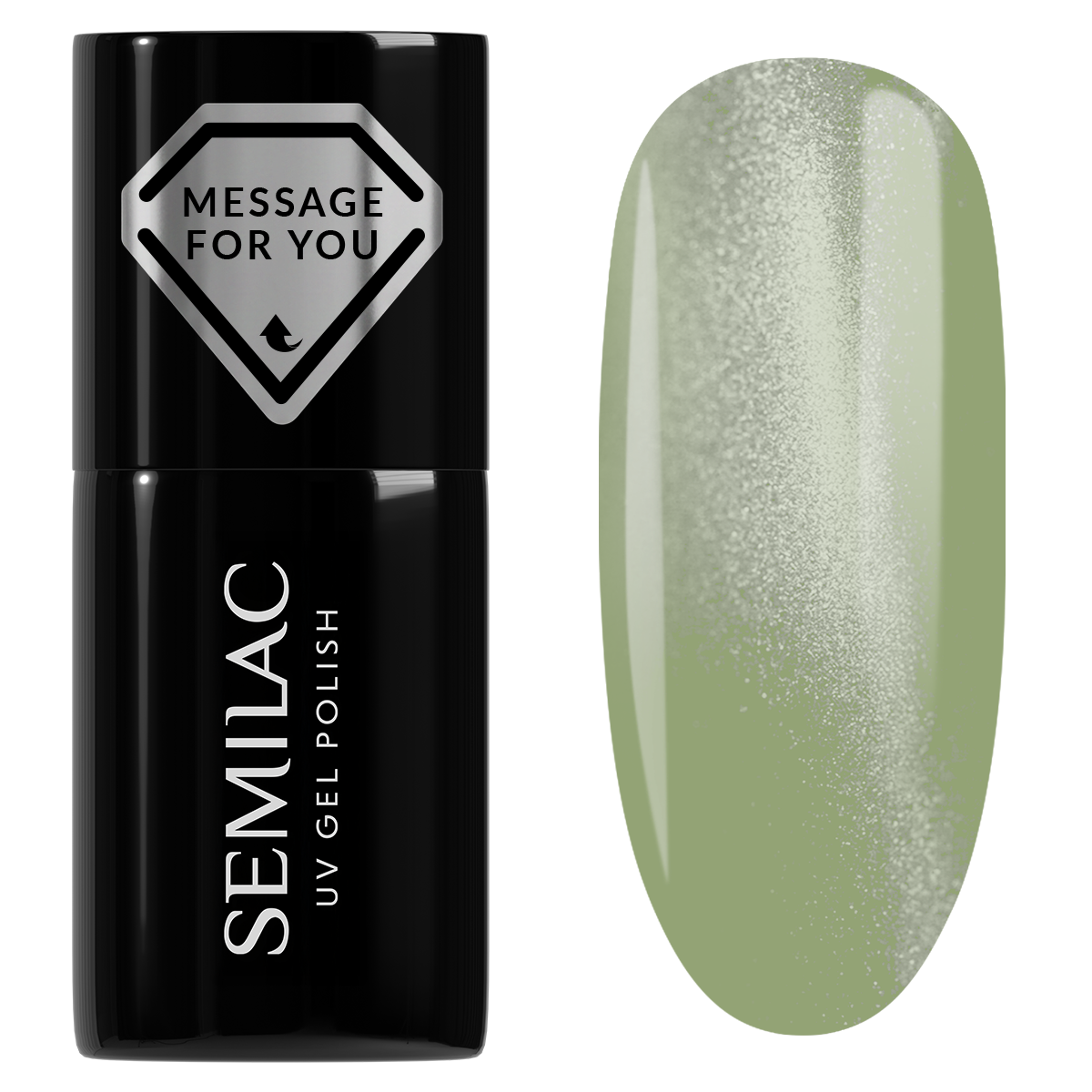 Semilac 732 Pistachio Latte Gloss UV Gel Polish