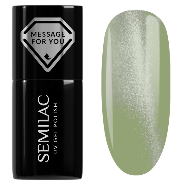Semilac 732 Pistachio Latte Gloss UV Gel Polish