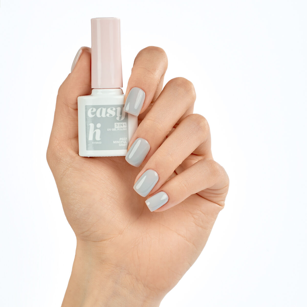 Hi Hybrid 607 EASY 3in1 Mindful Grey UV Gel Polish 5ml