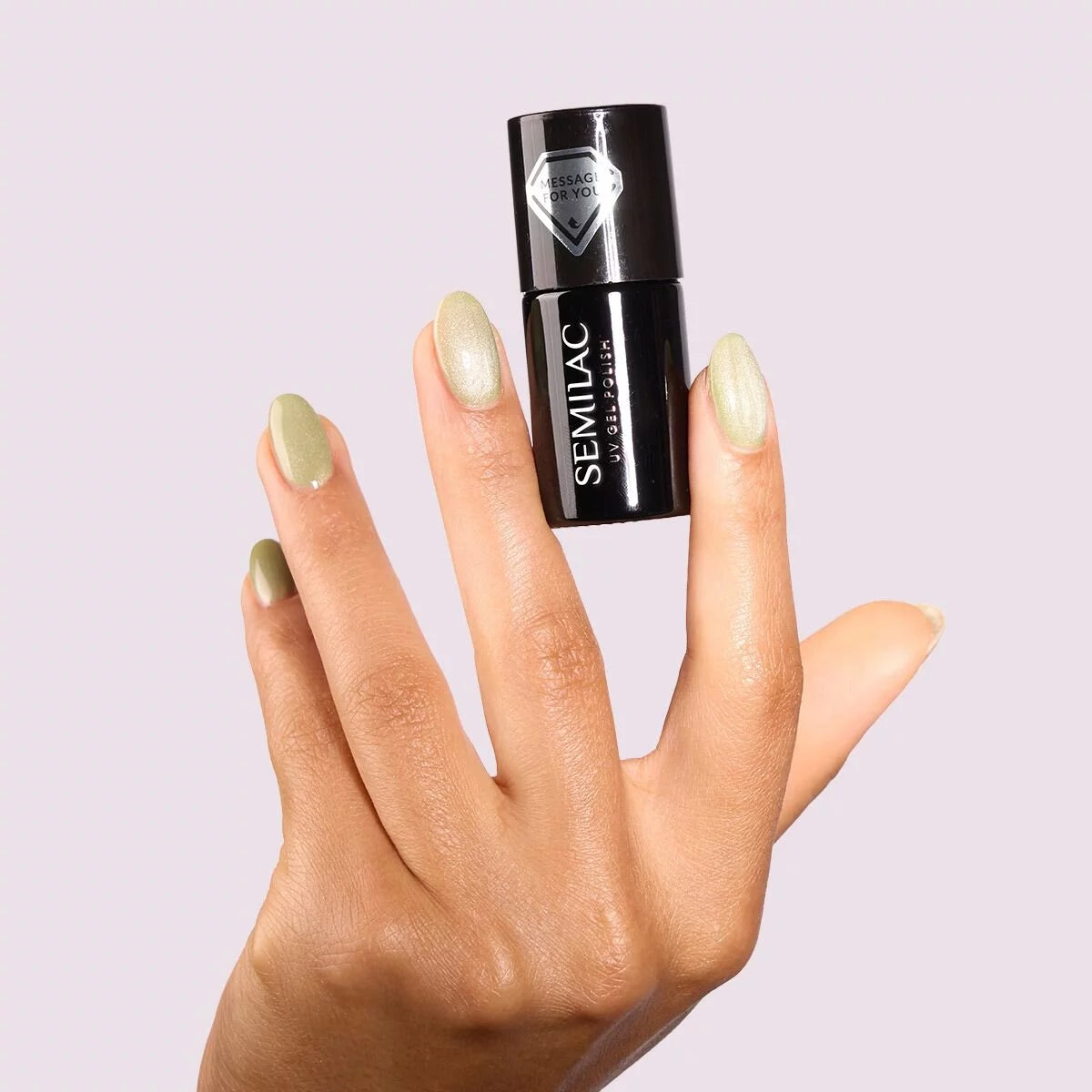 Semilac 732 Pistachio Latte Gloss UV Gel Polish