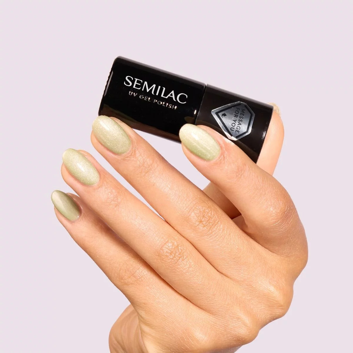 Semilac 732 Pistachio Latte Gloss UV Gel Polish