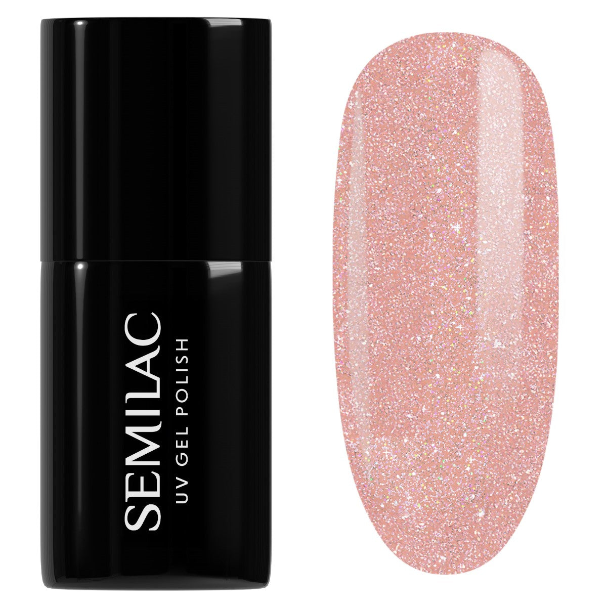 Semilac Extend 5in1 804 Glitter Soft Beige UV Gel Polish 7ml