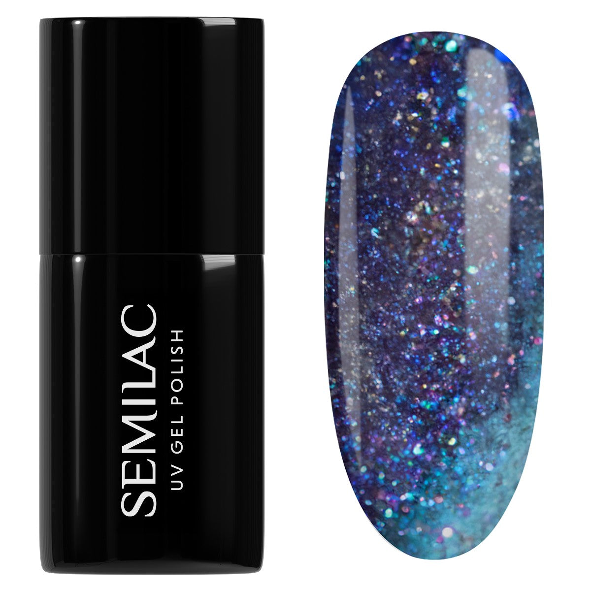 Semilac 826 Virtual Blue UV Gel Polish