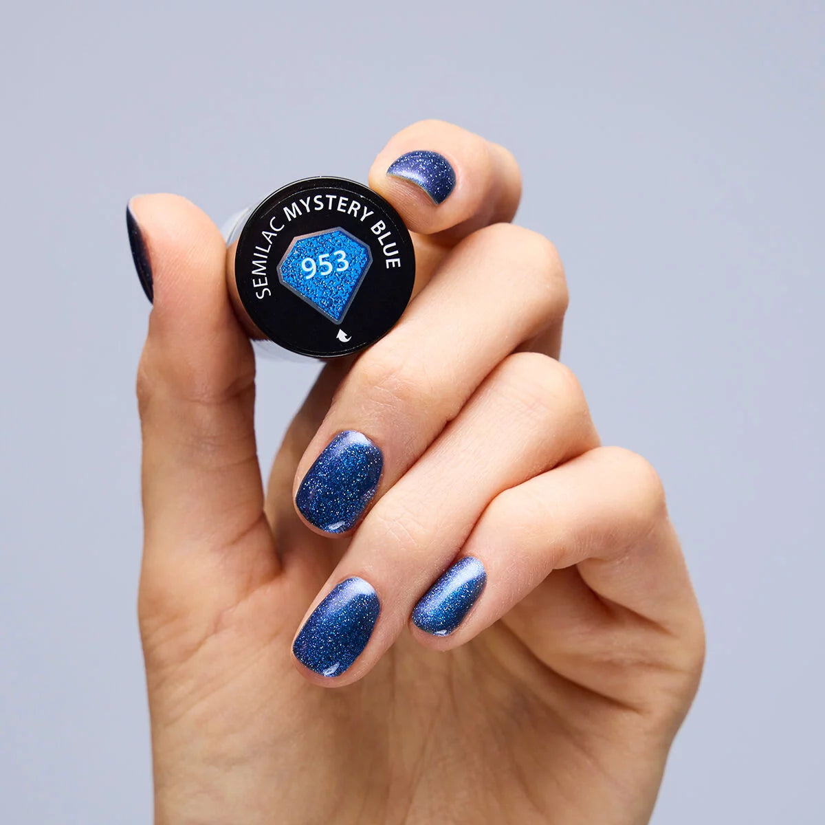 Semilac 953 Mystery Blue UV Gel Polish