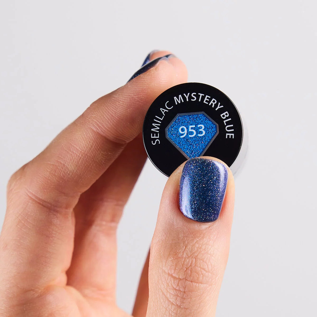 Semilac 953 Mystery Blue UV Gel Polish