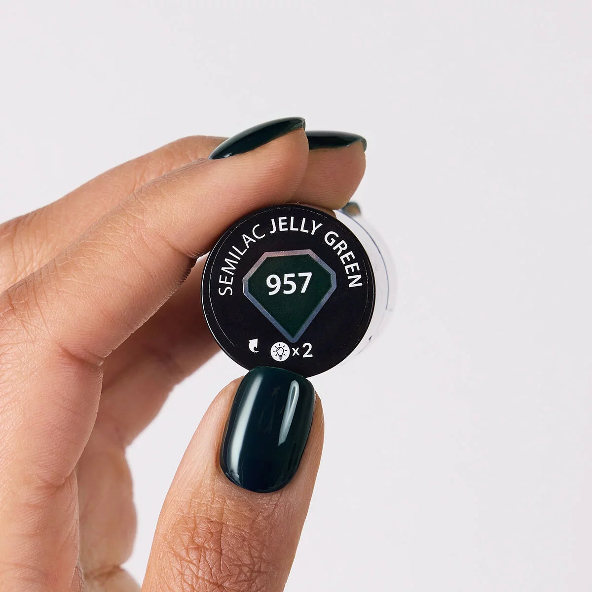 Semilac 957 Jelly Green UV Gel Polish