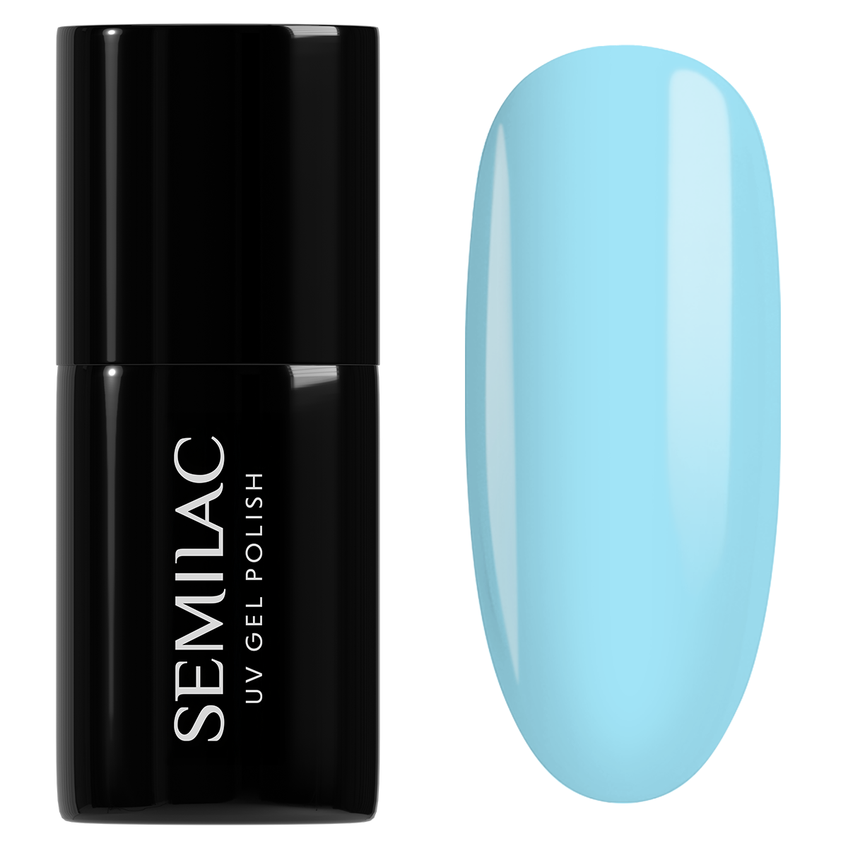 Semilac 974 Bubbly Blue UV Gel Polish