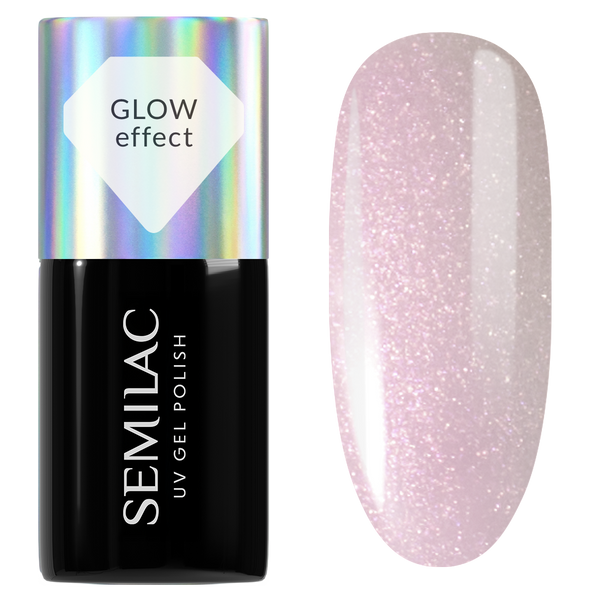 Semilac 987 Cream Pink Glow UV Gel Polish