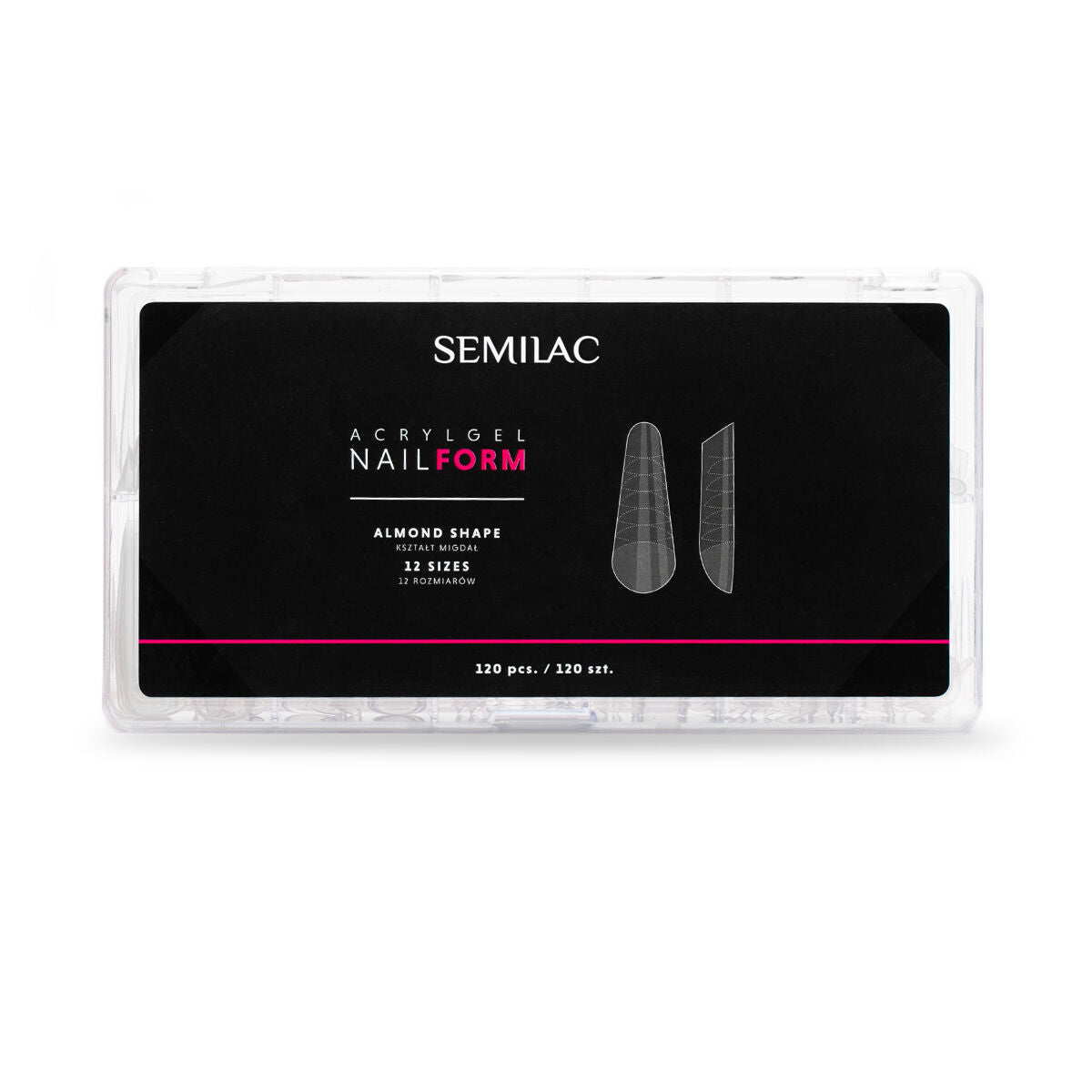 Semilac Acrylgel Nail Form Almond 120 Pcs. - Semilac UK