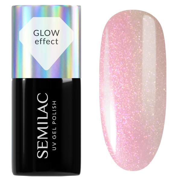 Semilac 988 Nude Pink Glow UV Gel Polish