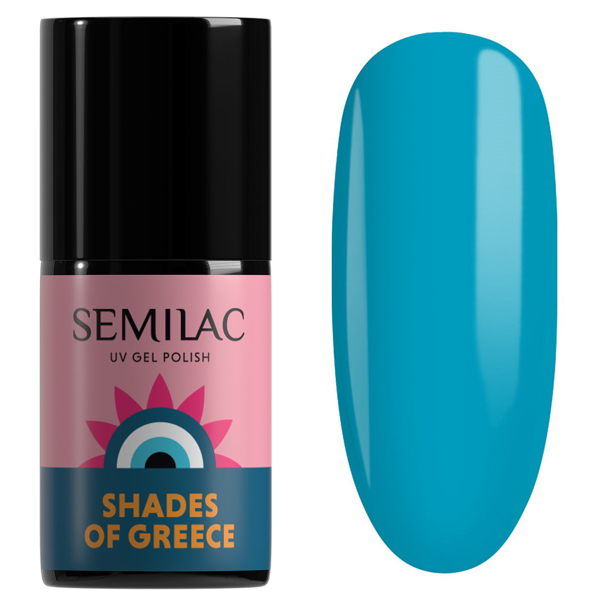 Semilac A706 Aegean Blue UV Gel Polish