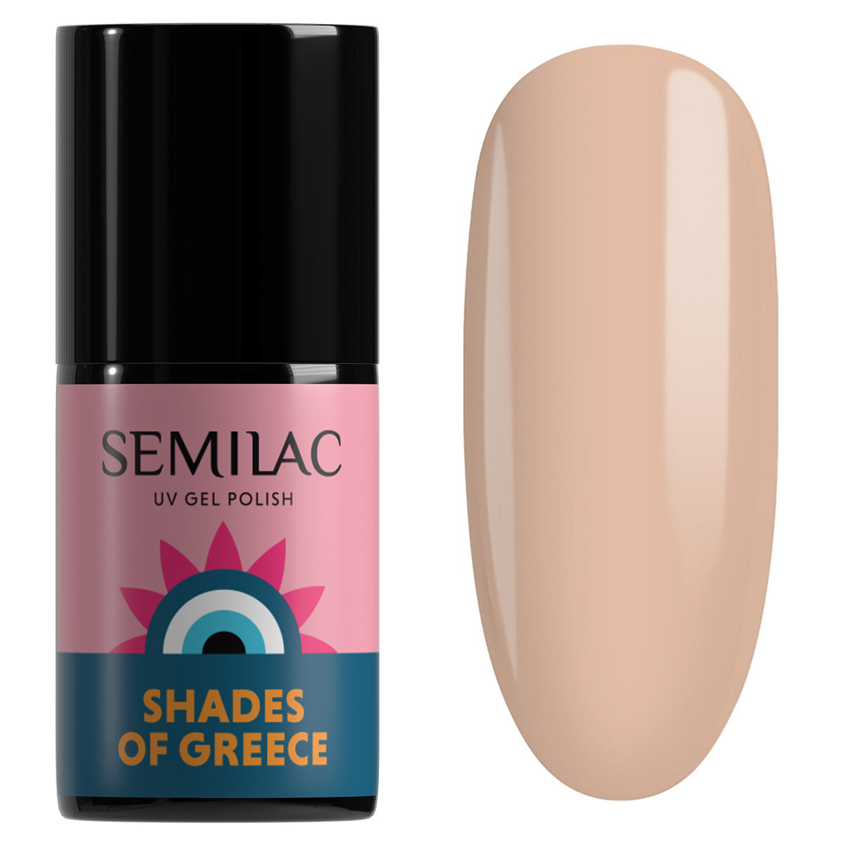 Semilac A710 Marble Nude UV Gel Polish