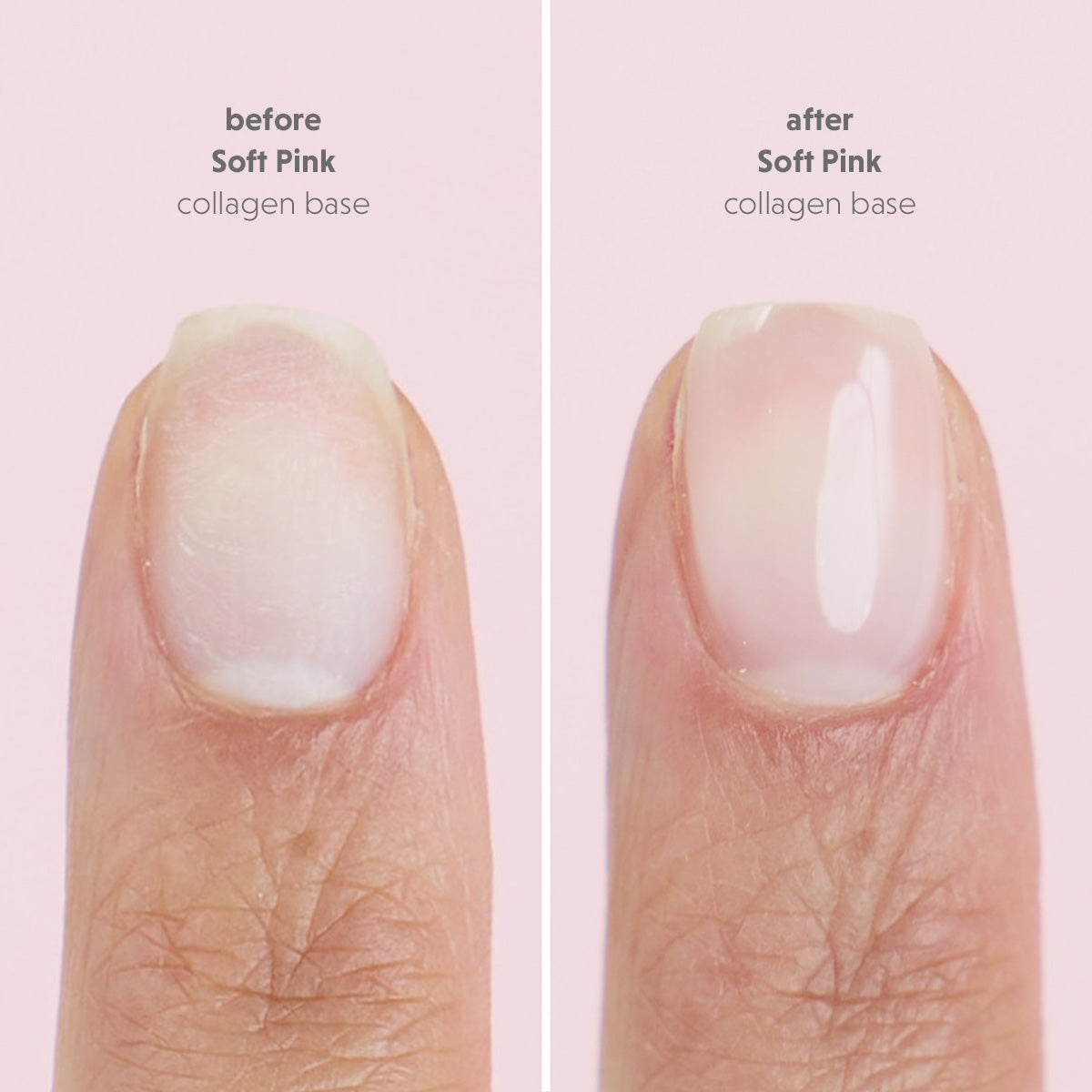 Semilac Collagen Base Soft Pink UV Gel Polish