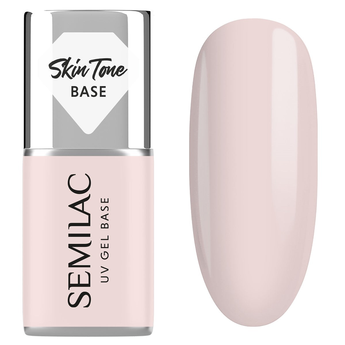 Semilac Skin Tone Cover Base Écru - Builder Gel in a Bottle