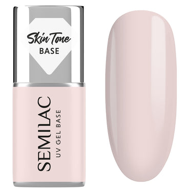 Semilac Skin Tone Cover Base Écru - Builder Gel in a Bottle