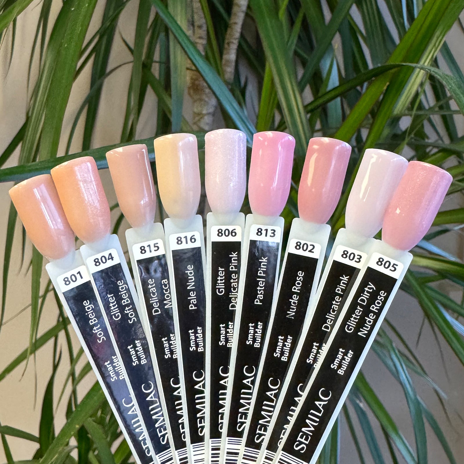 Semilac 9 x Smart Builder Full Set + Builder Gel in a Bottle FREE Colour Swatches