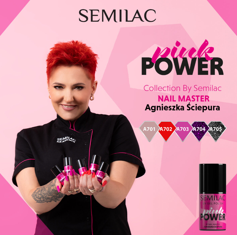 Semilac Pink Power Collection