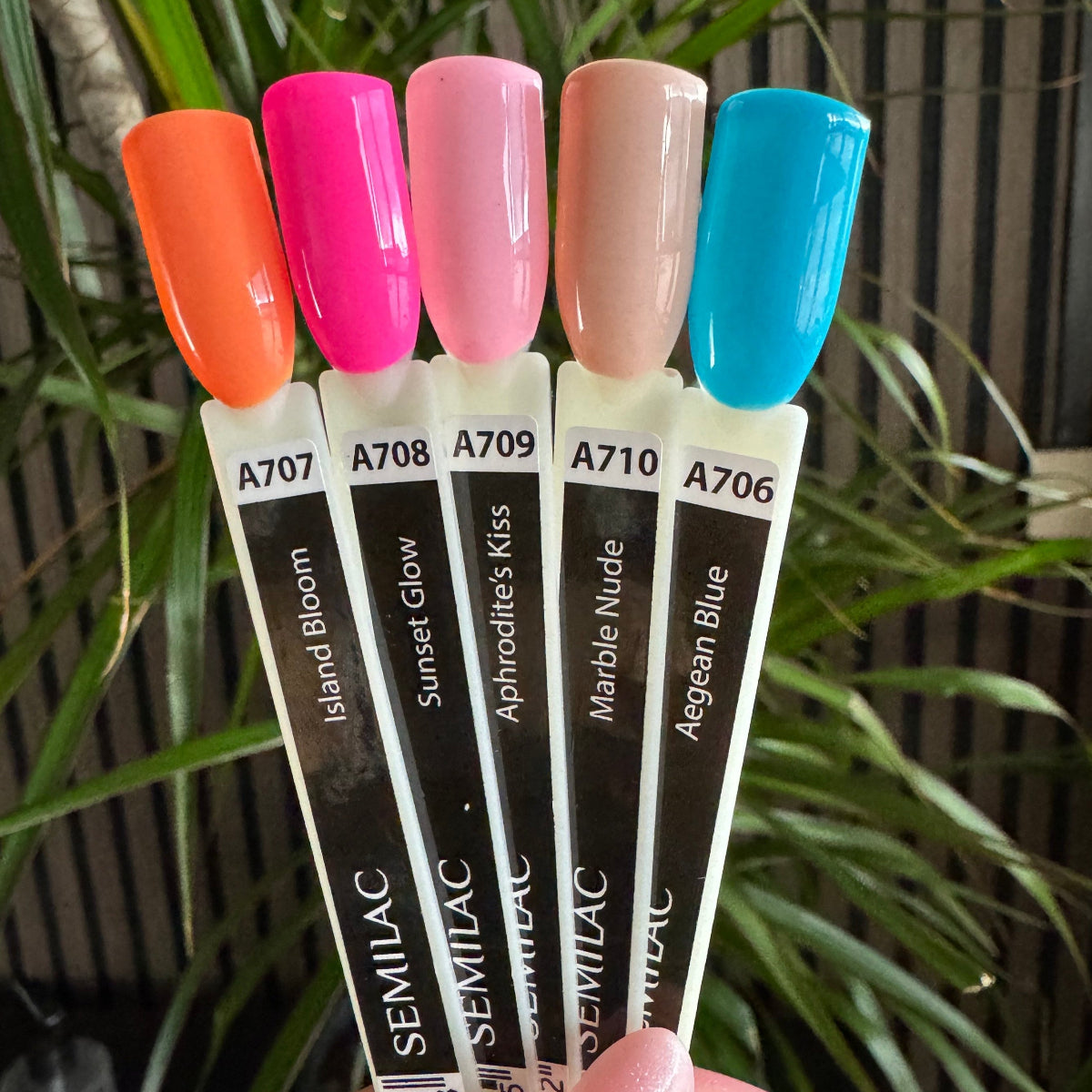 New SHADES OF GREECE collection colours swatches