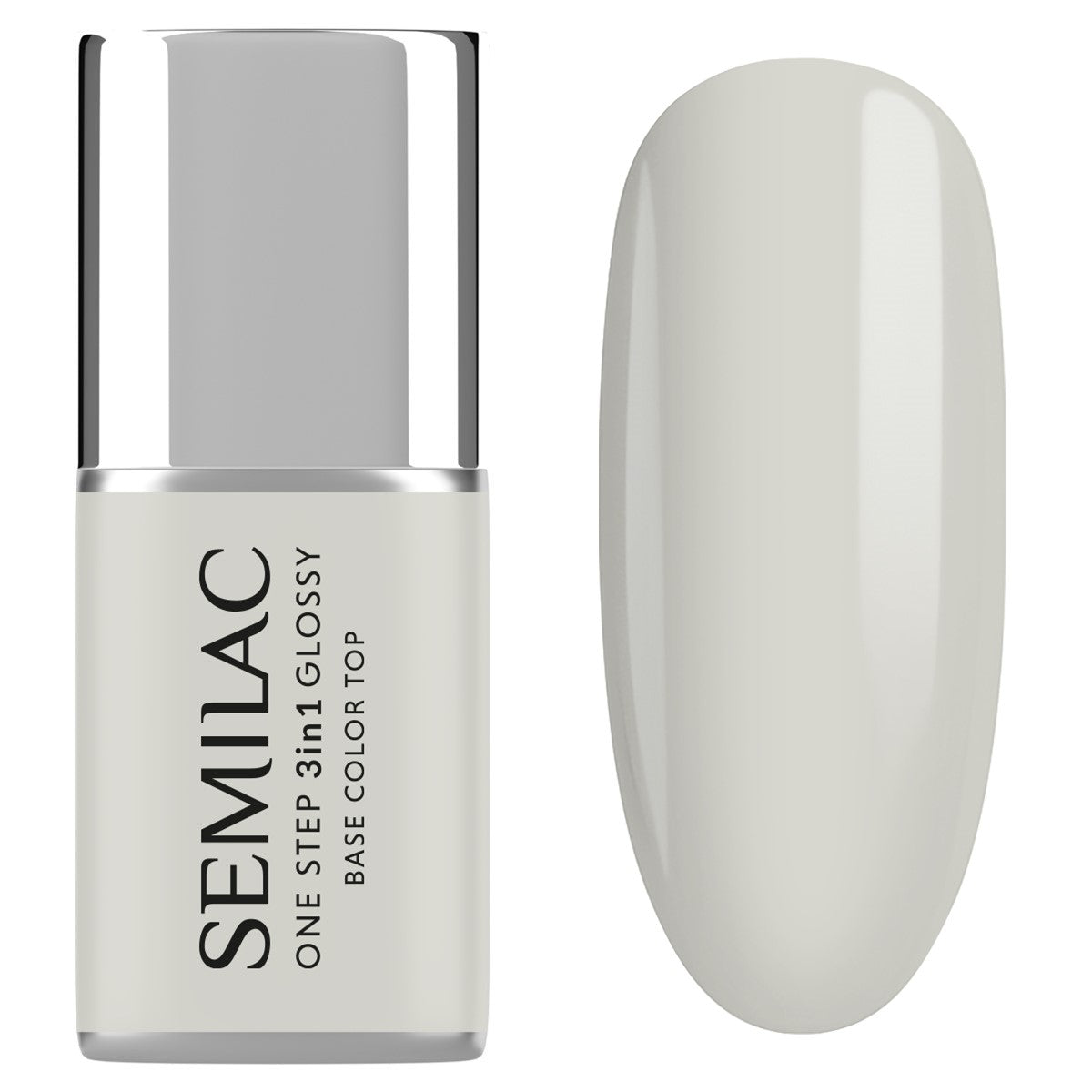 Semilac One Step Gel Polish Bottle S110 The White Glossy