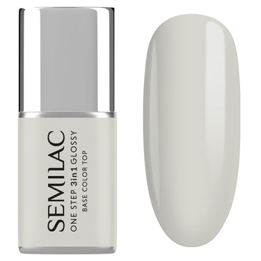 Semilac One Step Gel Polish Bottle S110 The White Glossy
