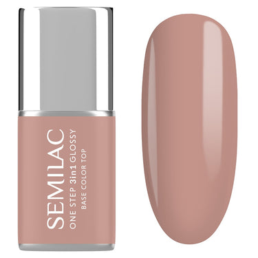 Semilac One Step Gel Polish Bottle S210 French Beige Glossy