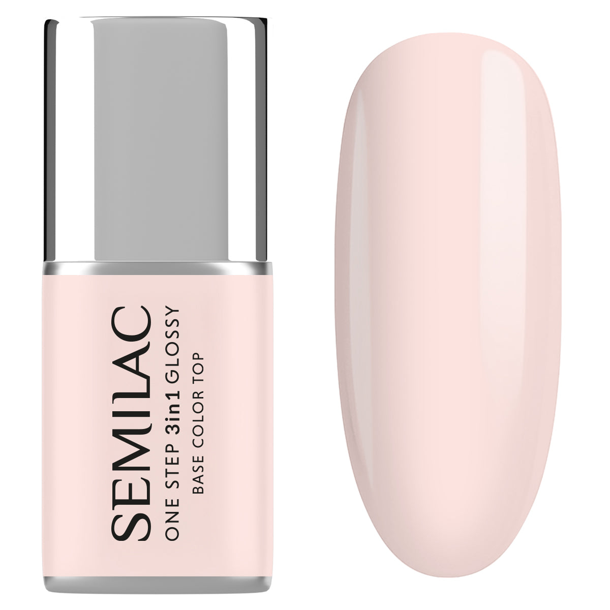 Semilac One Step Gel Polish Bottle 5ml 254 Rose Beige