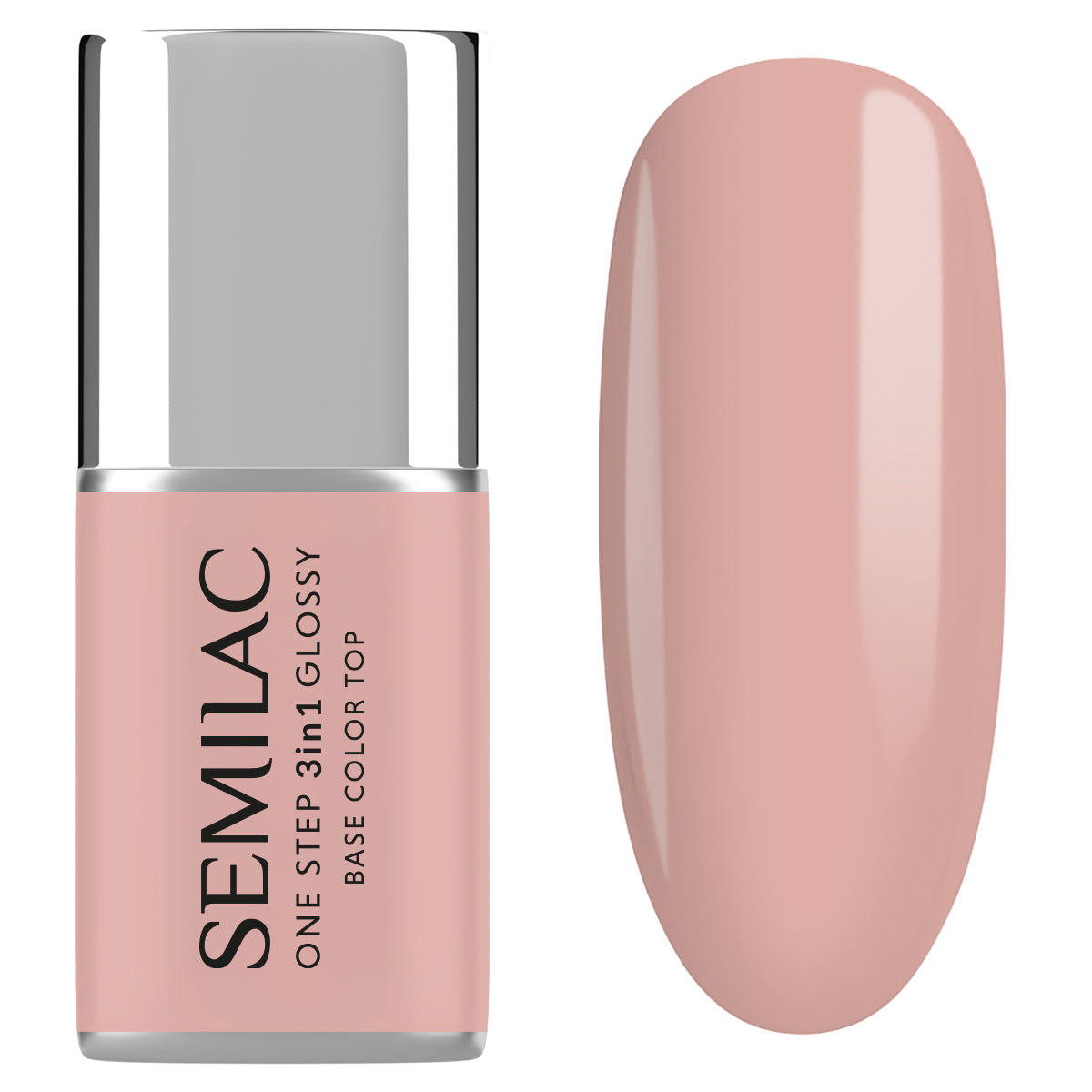 Semilac One Step Gel Polish Bottle 5ml 256 Pale Beige
