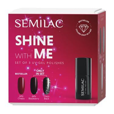 Semilac Shine with Me Set with Limited Edition Colours