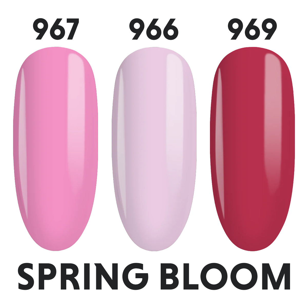 Semilac UV Gel Polish Starter Set LOVE ME 48W Lamp- 3 Full Size Colours Included!