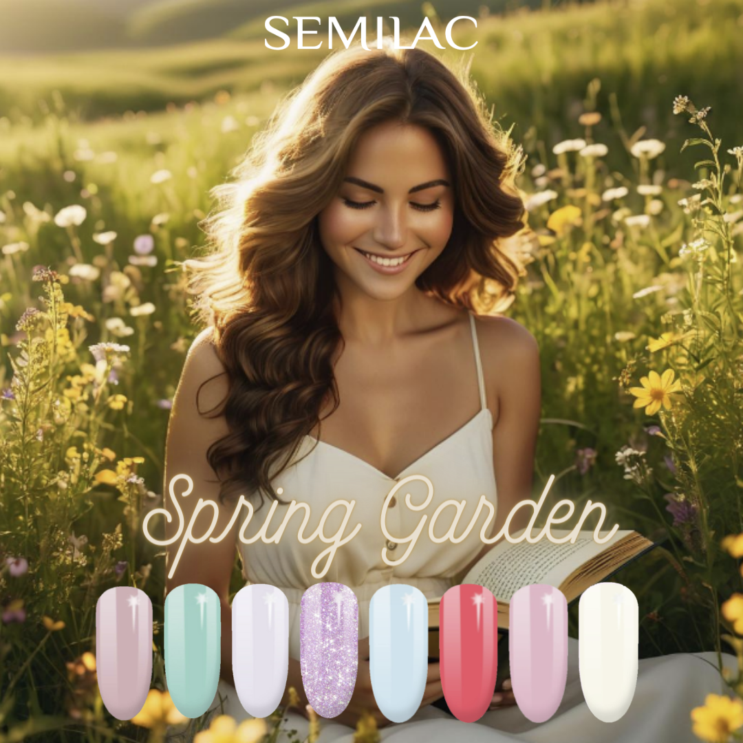 Semilac Spring Garden Bundle