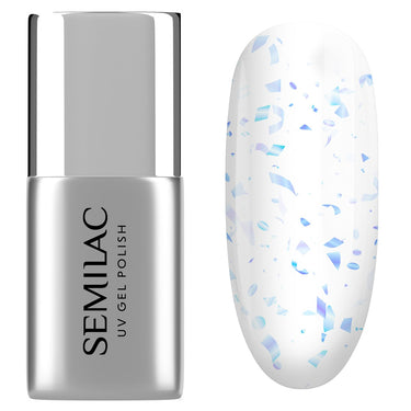 Semilac Top Coat No Wipe Matte Snow Floe T29 UV Gel Polish