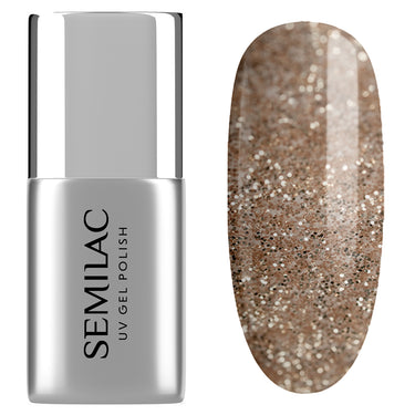 Semilac Top Coat No Wipe Old Money T33 UV Gel Polish