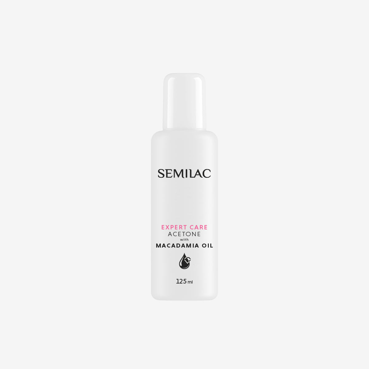 Semilac Acetone EXPERT CARE with Macadamia Oil 125ml - Semilac UK