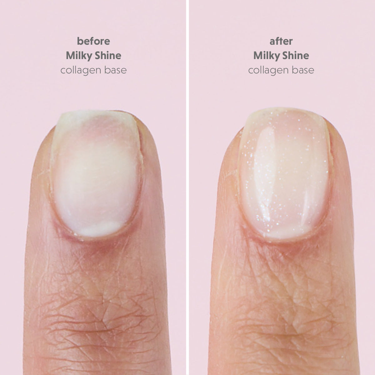 Semilac Collagen Base Milky Shine UV Gel Polish