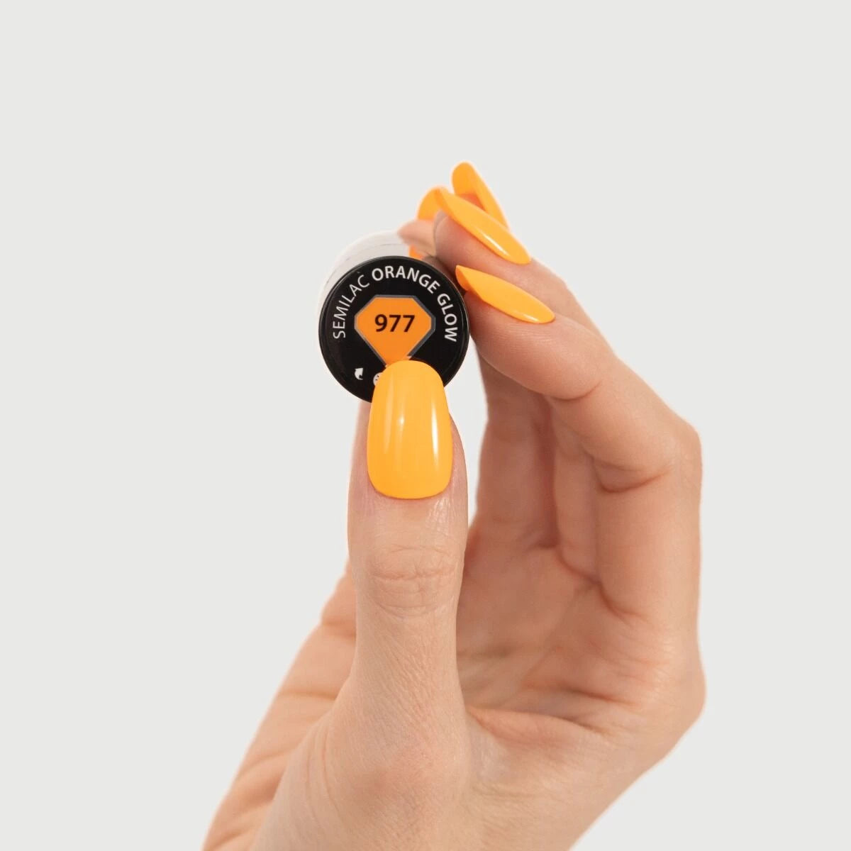 Semilac 977 Orange Glow UV Gel Polish