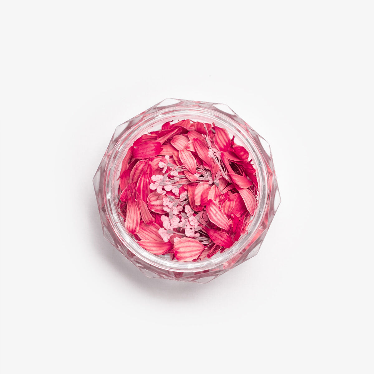 Semilac Flower Flakes Coral Blossom